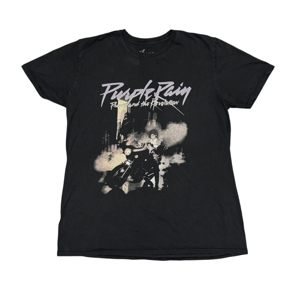 Prince Shirt Black Concert Band Tee Michael Jackson David Bowie Bjork
