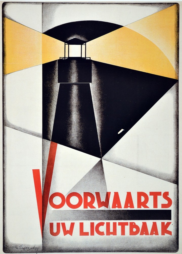 Voorwaarts Uw Lichtbaak Decorative Poster. Home Graphic Art Design. 4186