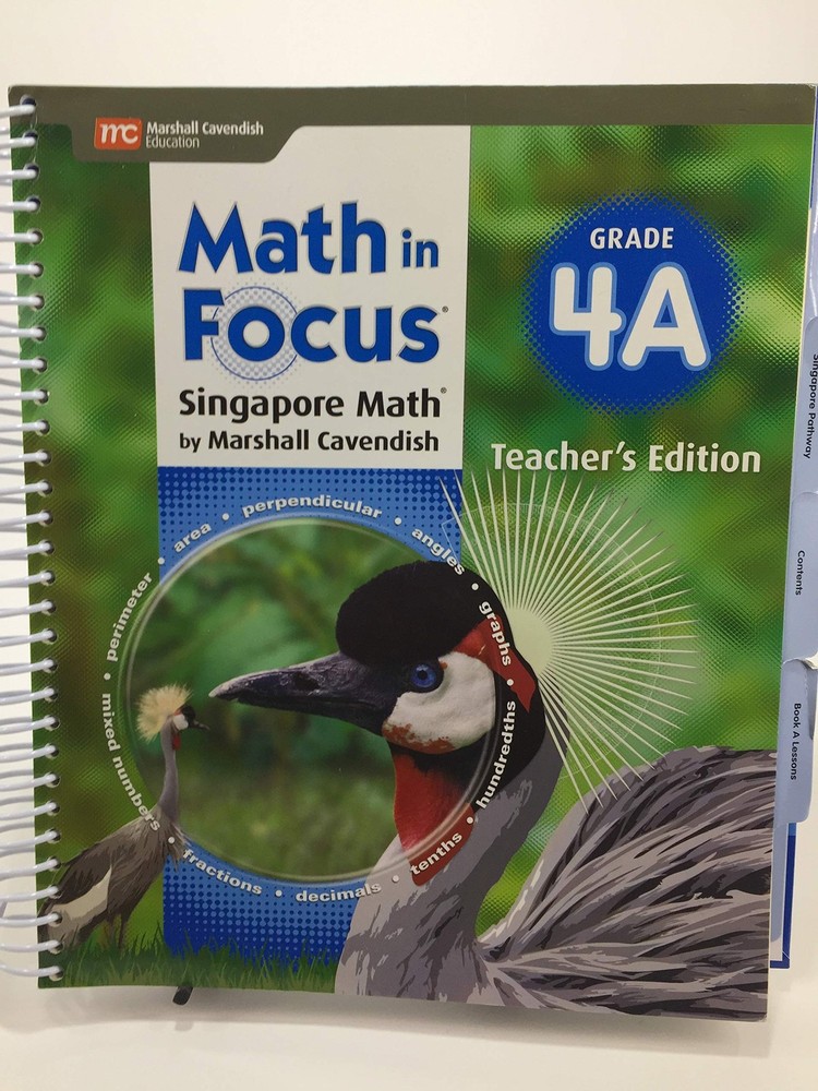 Math in Focus, the Singapore Approach: Teacher Edition Book a Grade 4 2018 (...