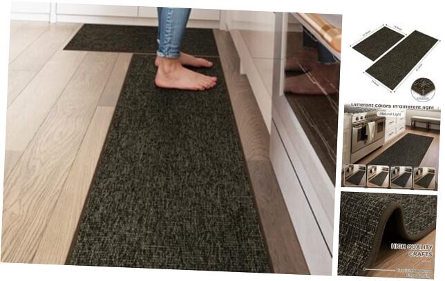 Kitchen Mat Sets of 2, Cushioned Rugs for Kitchen Floor 20