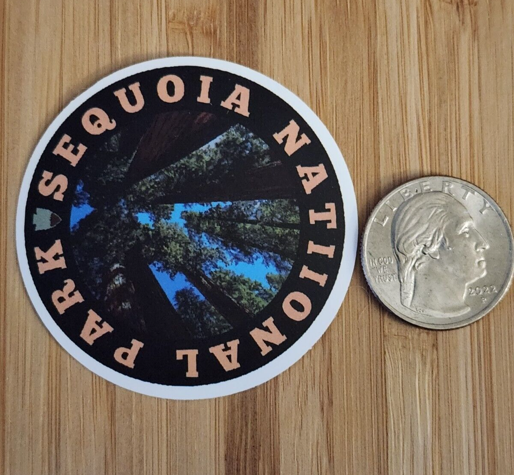 SEQUOIA NATIONAL PARK STICKER California Camping Hiking Great Sequoia Trees
