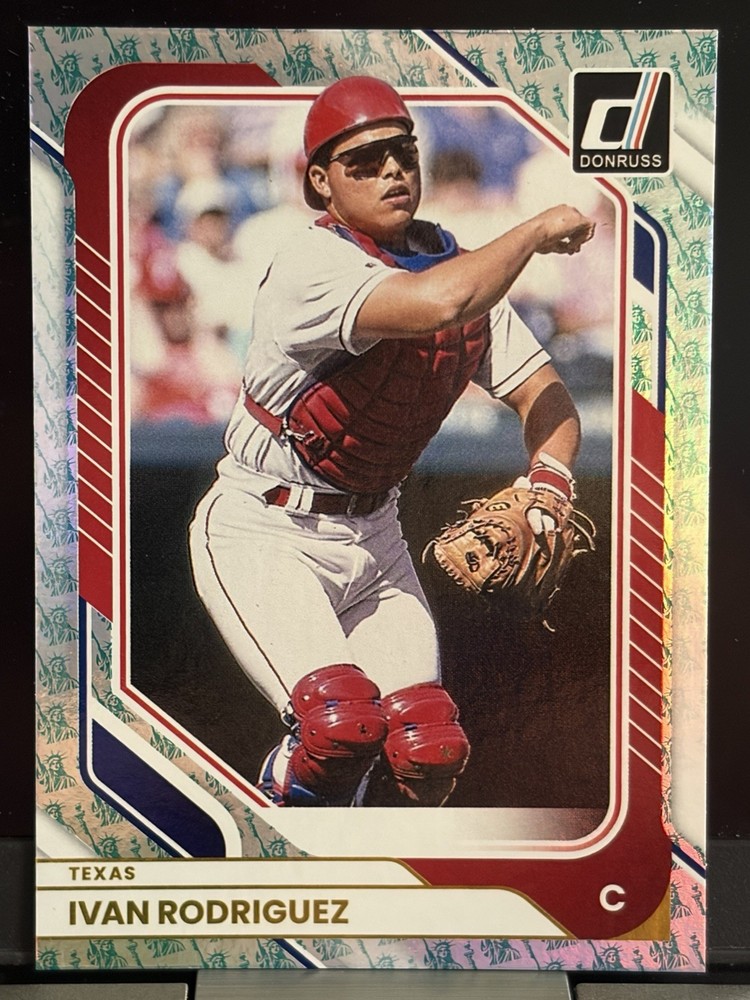 2026 Donruss Baseball Liberty Foil Parallel Exclusive Ivan Rodriguez