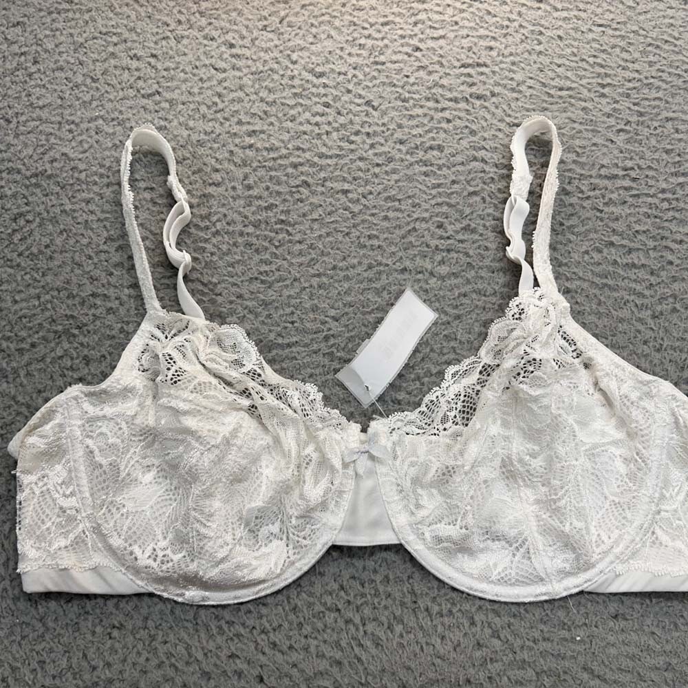 Bali Bra 42C T-Shirt Bra 6543 Lace Desire Unlined full Figure