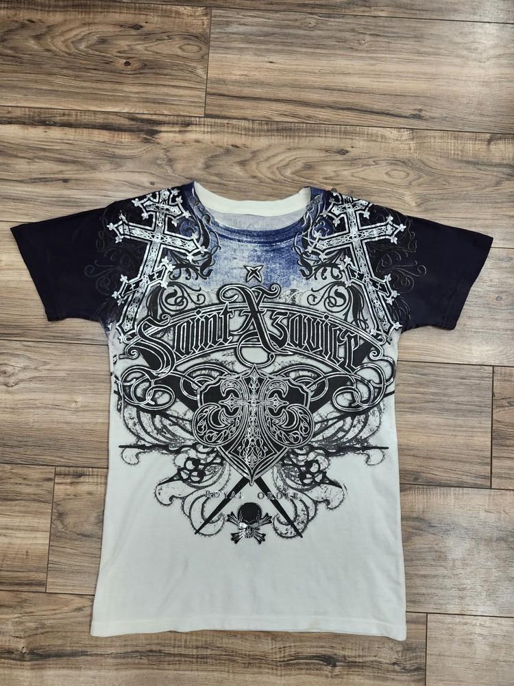 Vtg Y2K Xzavier Affliction Style T Shirt Sz Small Good Condition MADE IN USA