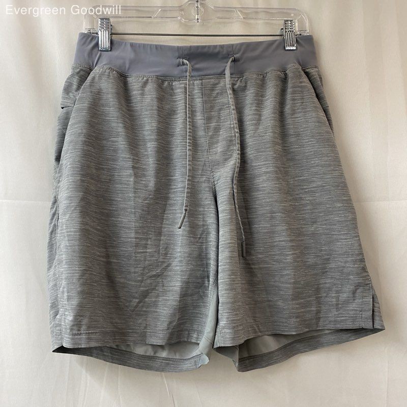 Lululemon Men's Gray Heather Elastic Waist Athletic Shorts Size Medium