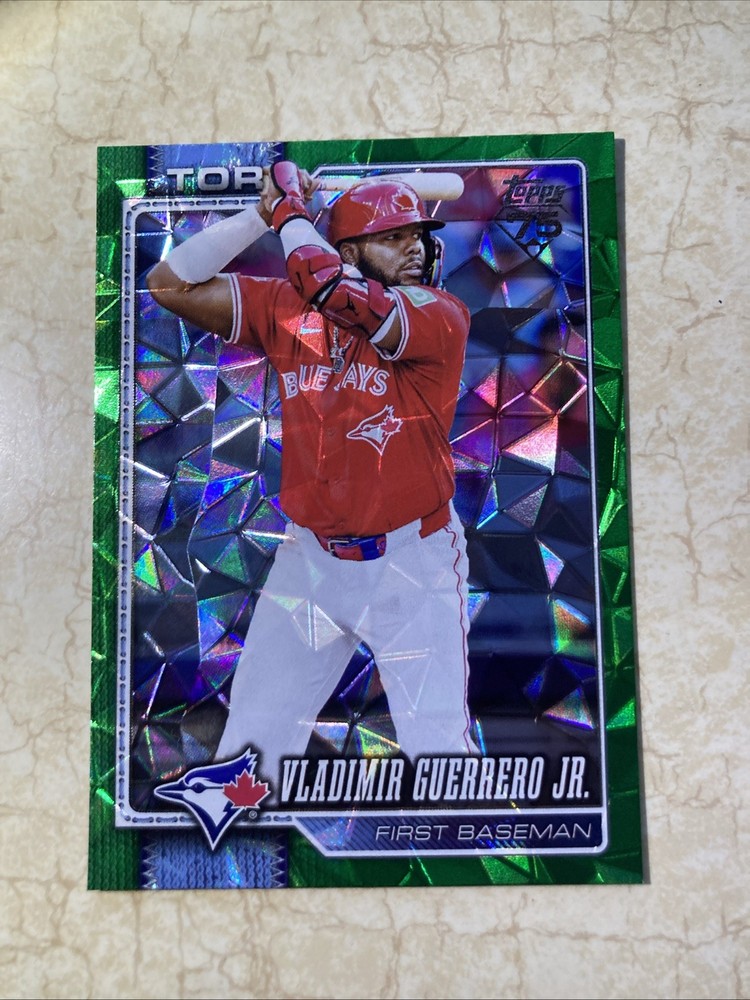 2026 Topps Series 1 Vladimir Guerrero Jr. Blue Jays #20 Green Diamante /99