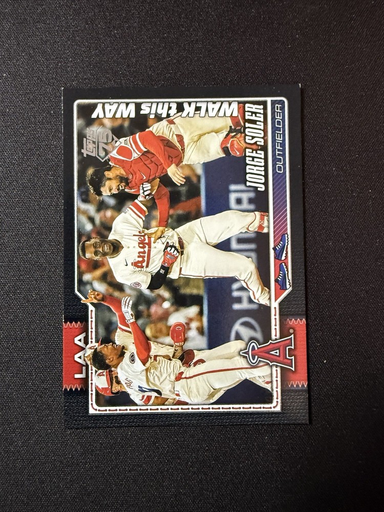 2026 Topps Series 1 Celebration Walk This Way Black /10 Jorge Soler BOOKEND!