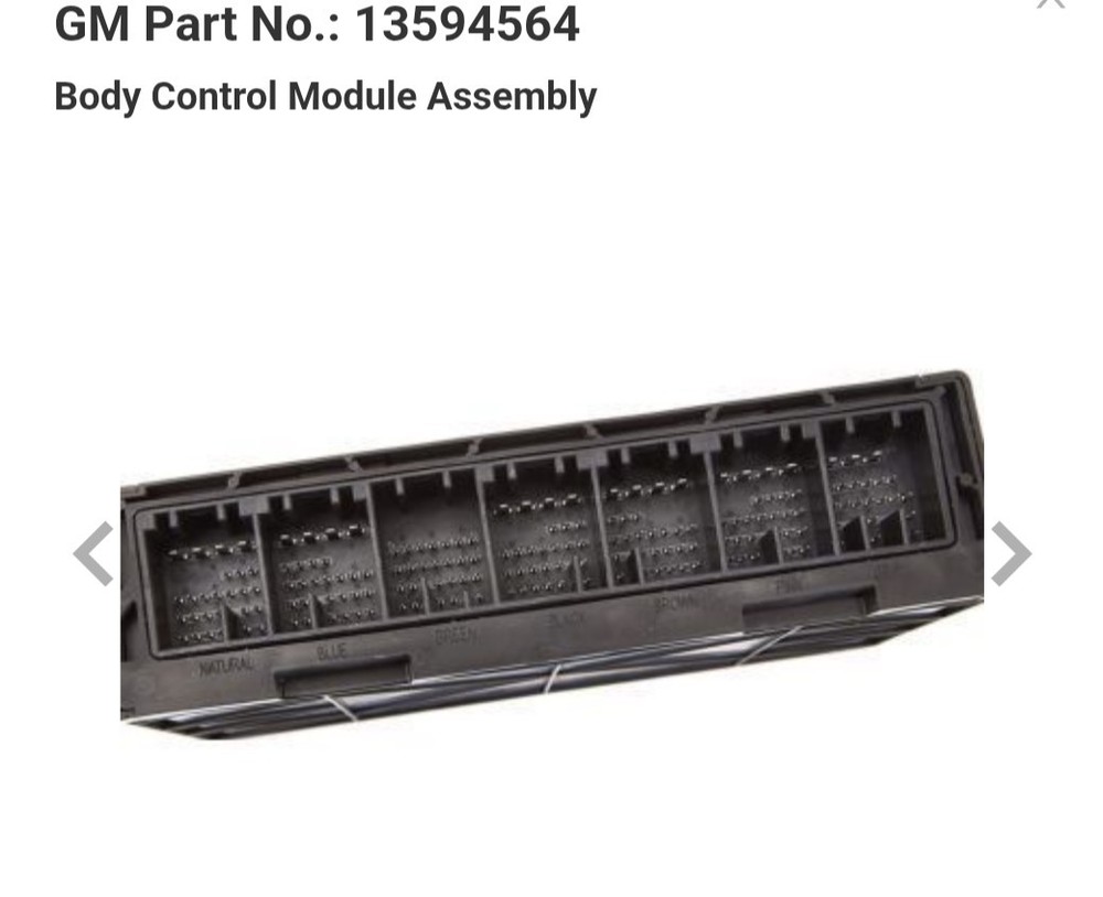 2014 2015-2016 Chevrolet Malibu Body Control Module Unit BCM BCU 13593775 OEM