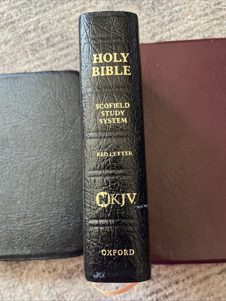 Holy Bible Scofield Study System NKJV Red Letter Oxford