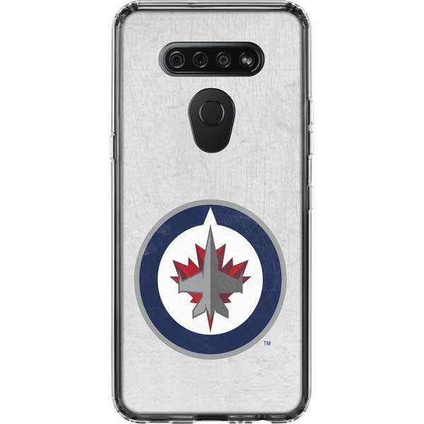 NHL Winnipeg Jets LG K51/Q51 Clear Case - Winnipeg Jets Distressed
