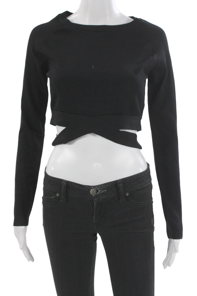 Endless Rose Women Pullover Sweater Black Crewneck Long Sleeve Size SFree Shipping in US $100+ Orders | $6.95 Orders Below