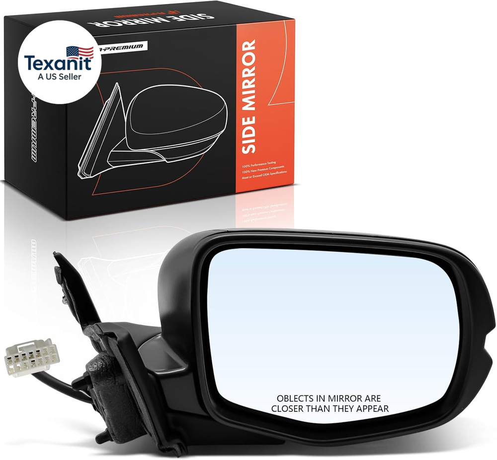 Passenger Side Power Door Mirror - Compatible with Honda Pilot 2019 2020 2021 20