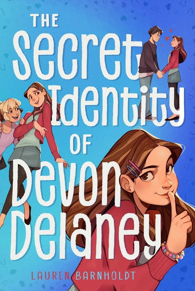 The Secret Identity of Devon Delaney by Lauren Barnholdt Paperback Book