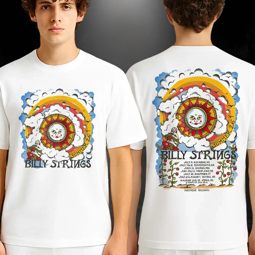 Billy Strings Summer Tour 2026 Tour Dates Poster July August Shows Shirt BO2773