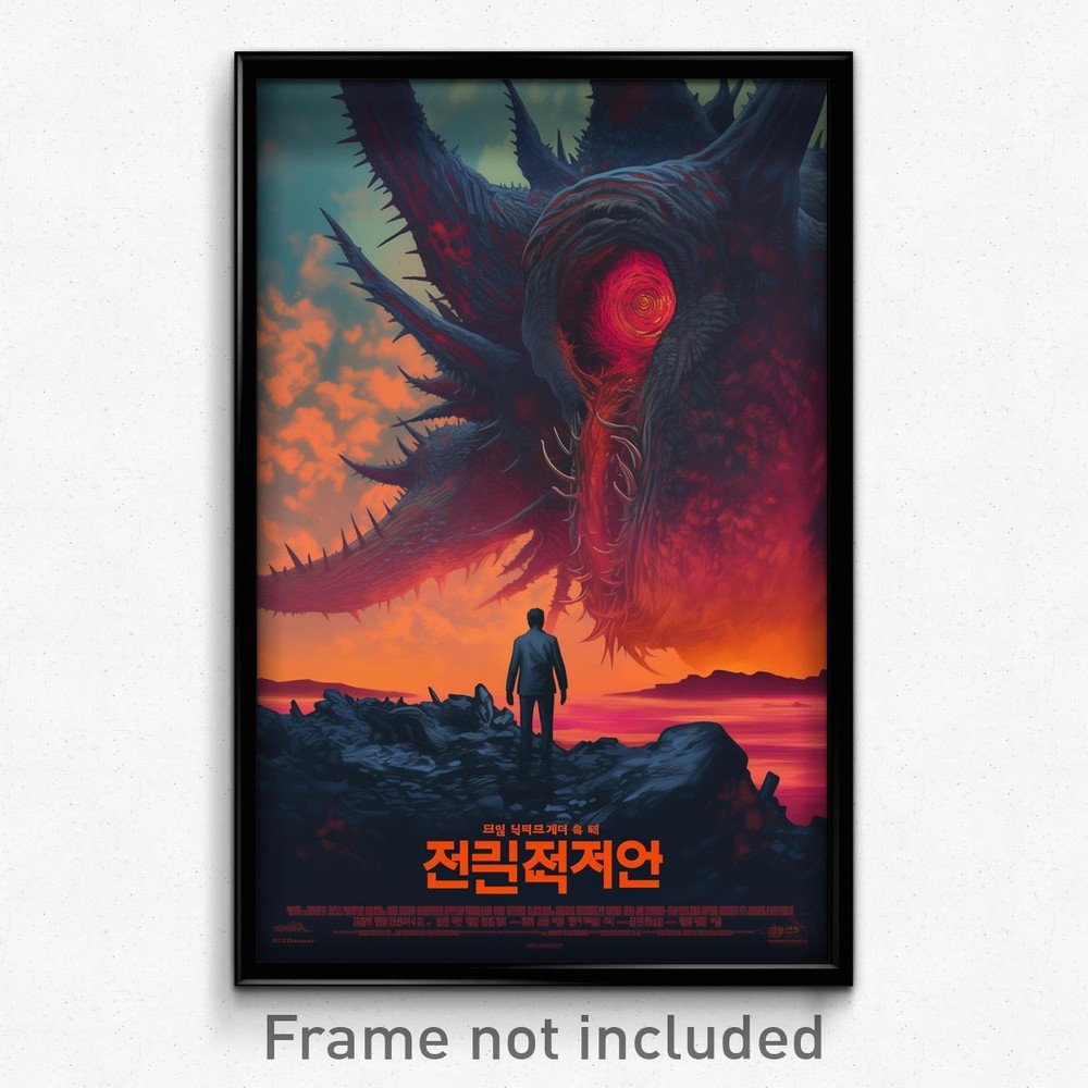 Korean Movie Poster - Enchanting Lava Fields (Korea Retro Film Art Print)