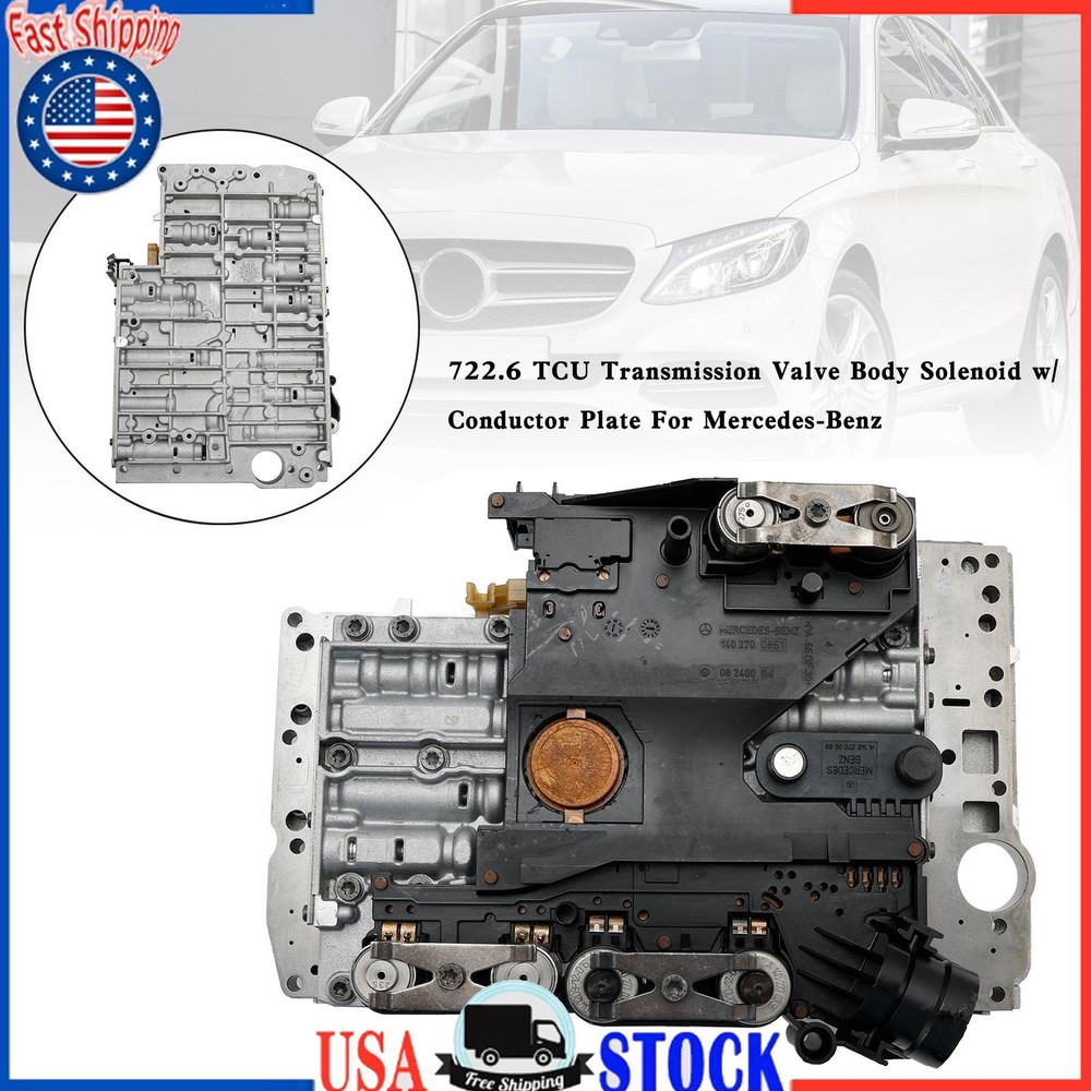 722.6 TCU Transmission Valve Body Solenoid w/Conductor Plate For Mercedes-Benz