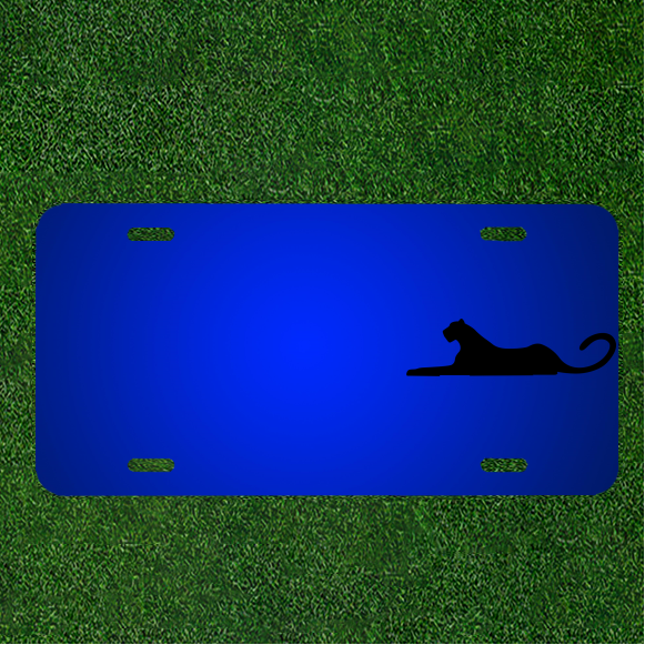 Custom Personalized Leopard Cat License Plate with Names