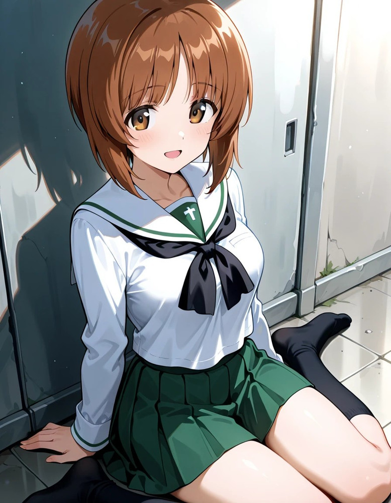 Girls und Panzer Miho Nishizumi nude nsfw 2Lsize secret photos 5sheets