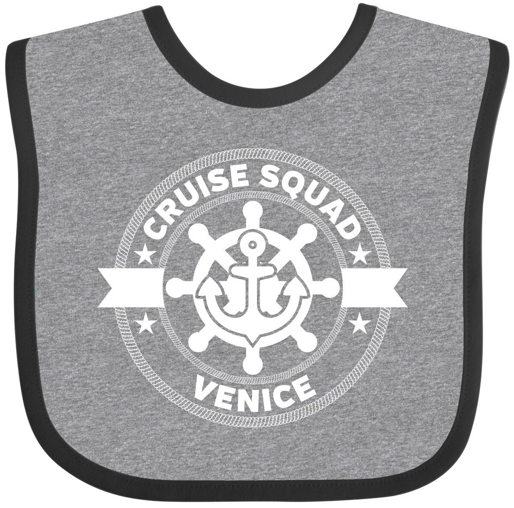 Inktastic Venice Italy Cruise Vacation Baby Bib Travel Souvenir Cruising Clothes