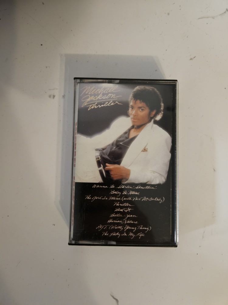 Michael Jackson Thriller Cassette Tape 1982 Vintage Epic Stereo