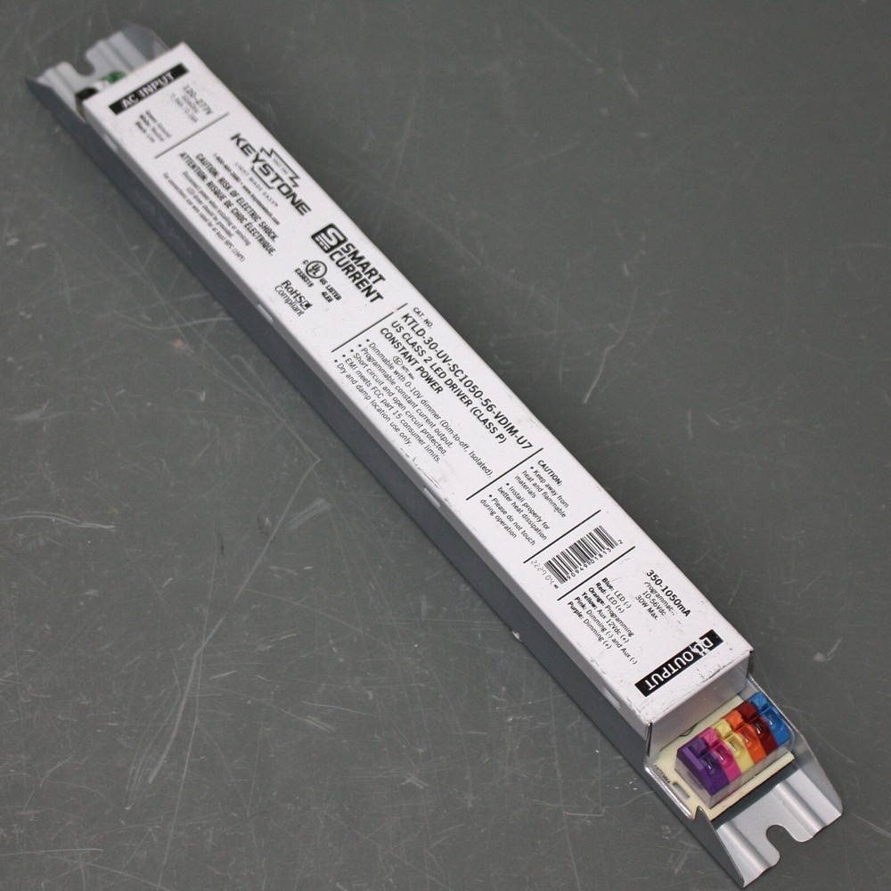 Keystone KTLD-30-UV-SC1050-56-VDIM-U7-CP LED Driver 120-277V AC 10-56V DC Dimmable-image