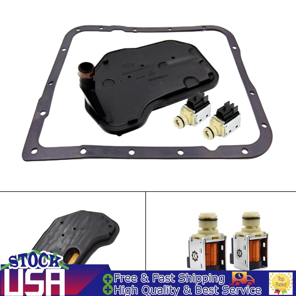 Transmission Filter & Gasket Shift Solenoid Kit A B For GM Chevy 4L60E 24230298