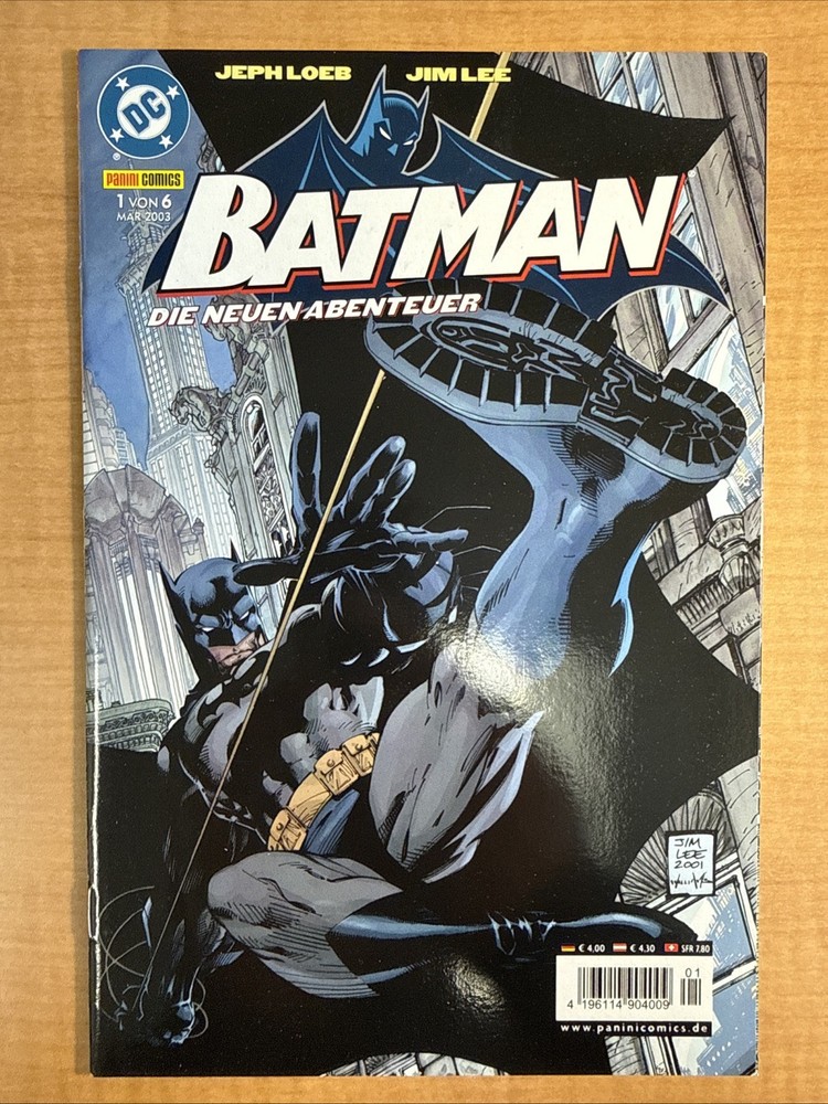 Batman #608 and #609 - Jim Lee Panini Germany #1 of 6 (1st Print 2003) • NM+