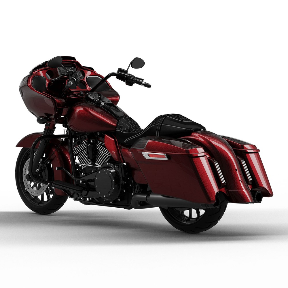 ABS Fairing Bodywork Kit Fit For Harley CVO Road Glide 2015-24 23 Twisted Cherry-image