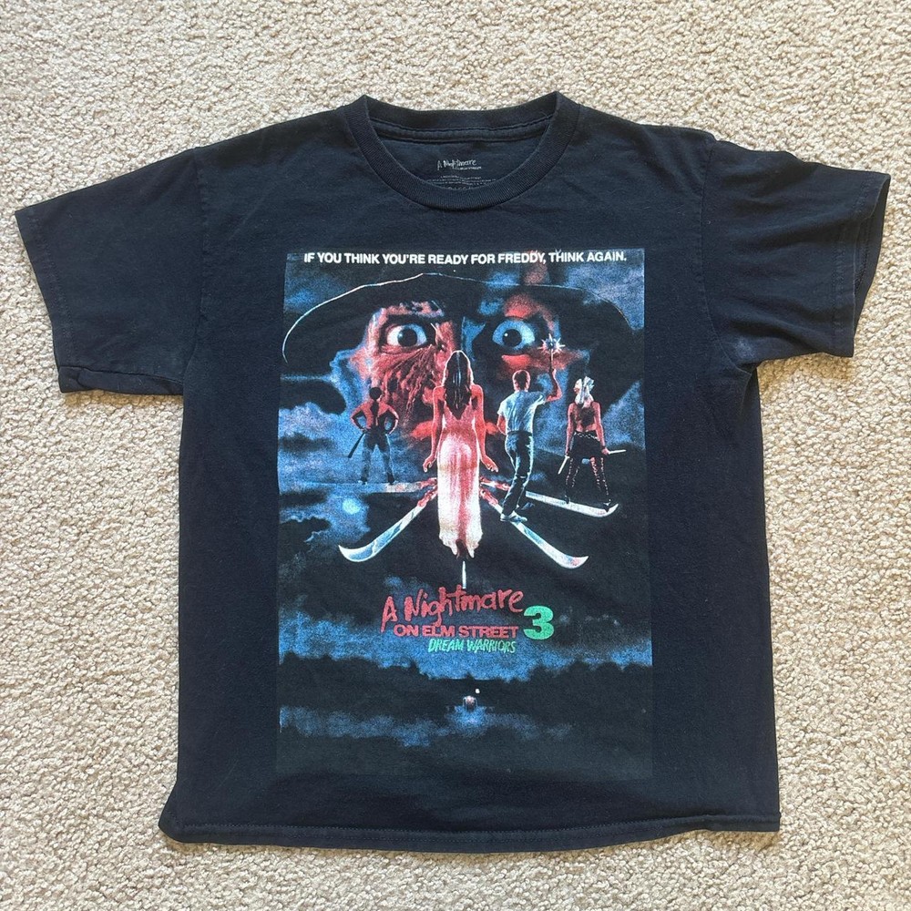 Nightmare on Elm Street 3 Poster basic style Men Women T shirt NH17257