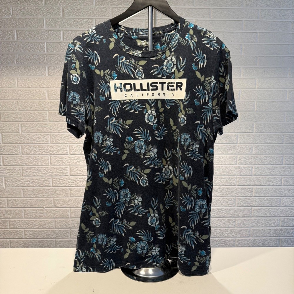 Hollister California Floral Print Graphic T-Shirt Men's Size M