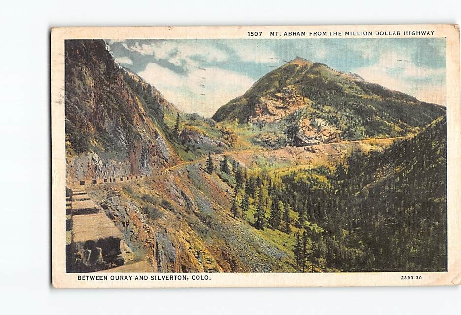 Postcard Mt. Abrams Colorado USA