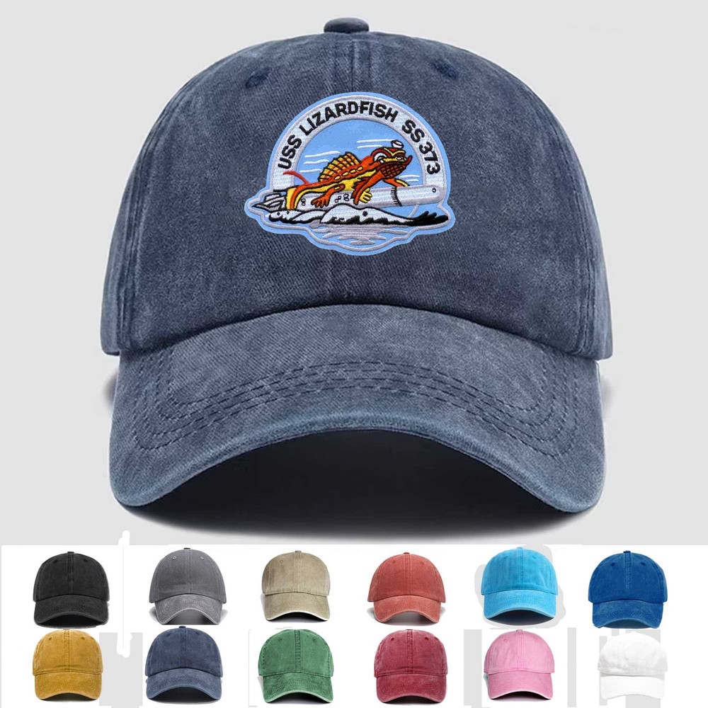 Custom Embroidered Hat SS-373 USS Lizardfish, Veteran Cap, Trucker Hat,Gift Idea
