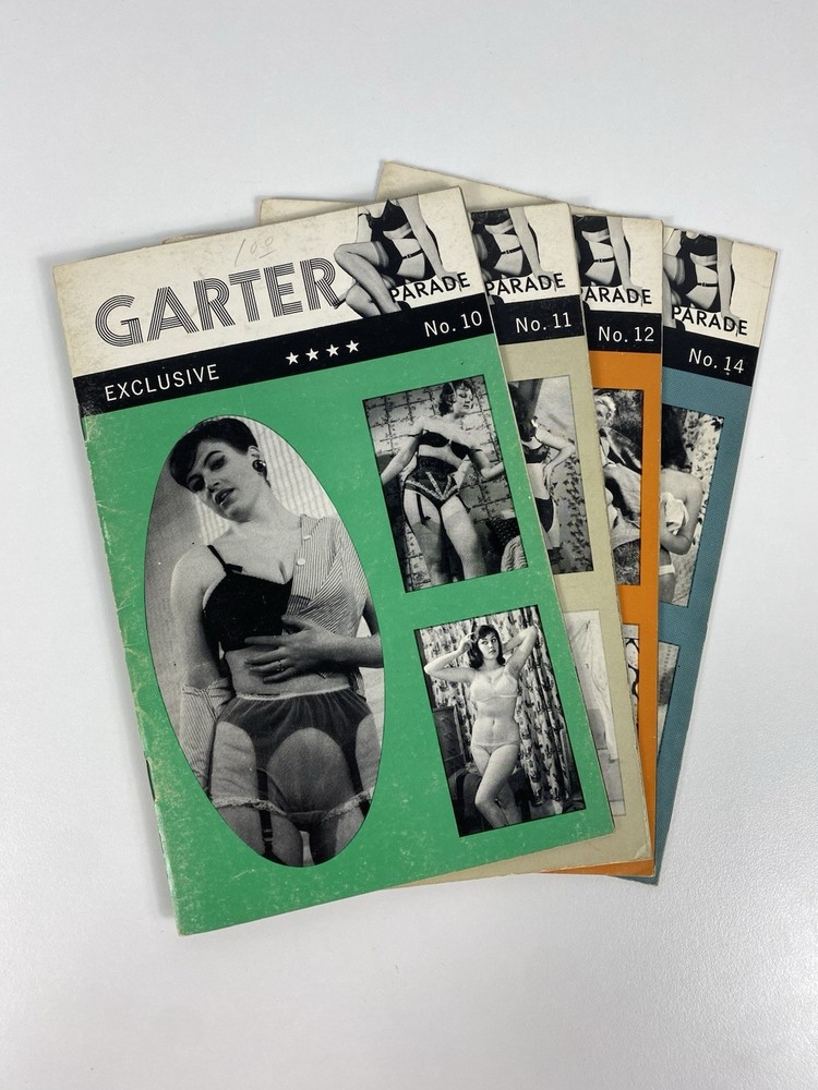 Garter Parade No 10, 11, 12, 14 ~ RARE ~ Pinup Fetish Stockings ~ 1961