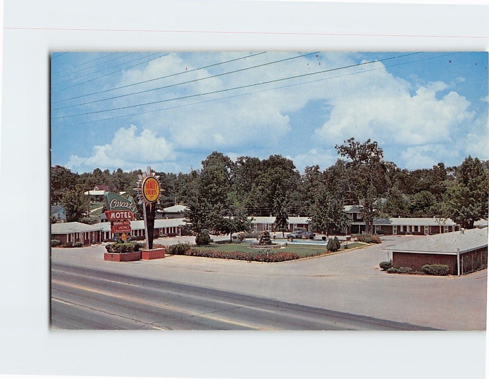 Postcard Quality Motel Cascades Chattanooga Tennessee USA