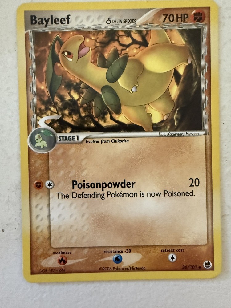 Bayleef 26/101 EX Dragon Frontiers Holo