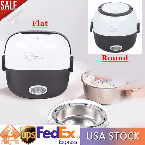 Portable Electric Heating Lunch Box Food Heater Bento Warmer Container 1.3L NEW