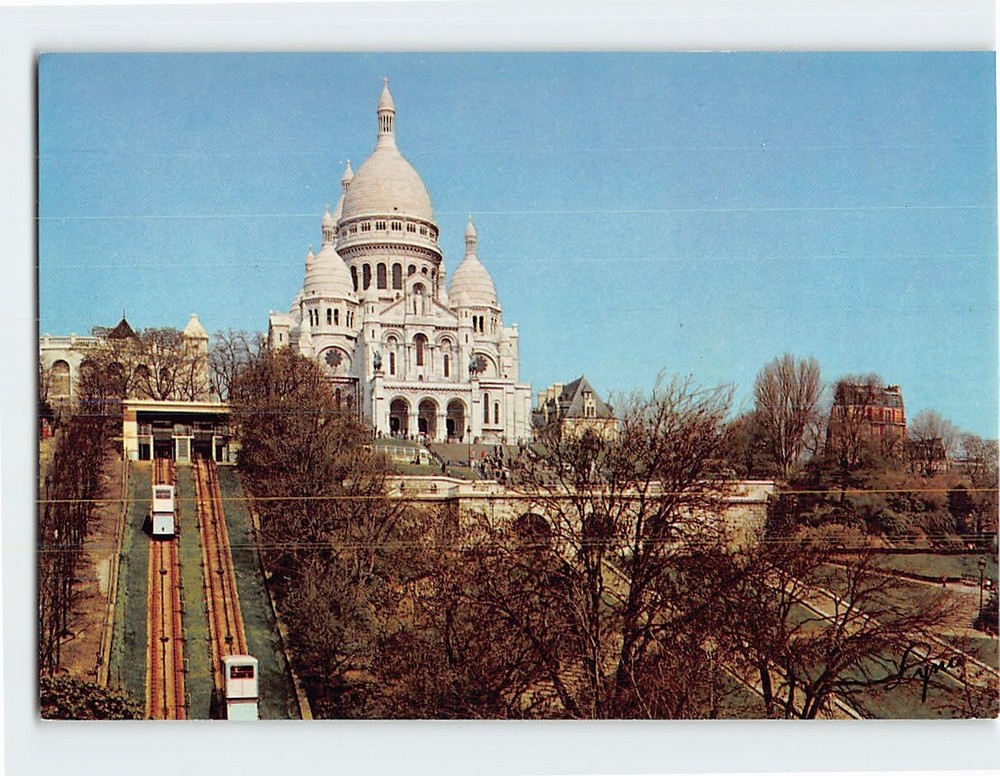 Postcard Basilique du Sacré-Cœur de Montmartre Paris France
