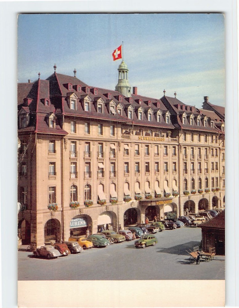 Postcard Hotel Schweizerhof Bern Switzerland