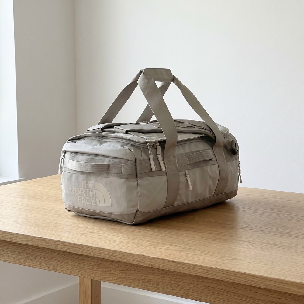 The North Face Base Camp Voyager Duffel 42L Travel Bag - Soapstone