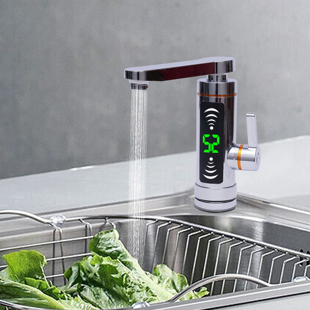 3000W Instant Hot Water Tankless Heater for Shower and Kitchen Faucet
