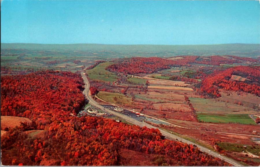 Bedford Pennsylvania PA : AERIAL VIEW m/14 AZ6217