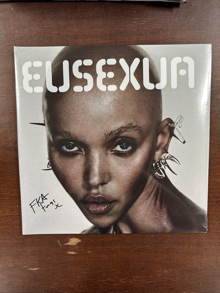 SIGNED FKA Twigs - EUSEXUA LP Standard Clear Vinyl W/ Signed Cover - Sealed NEW