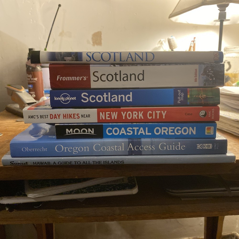 Lot of 7 Travel Books Guide Europe and USA