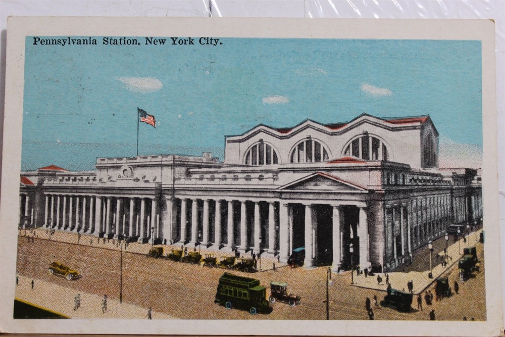 New York NY NYC Pennsylvania Station Postcard Old Vintage Card View Standard PC