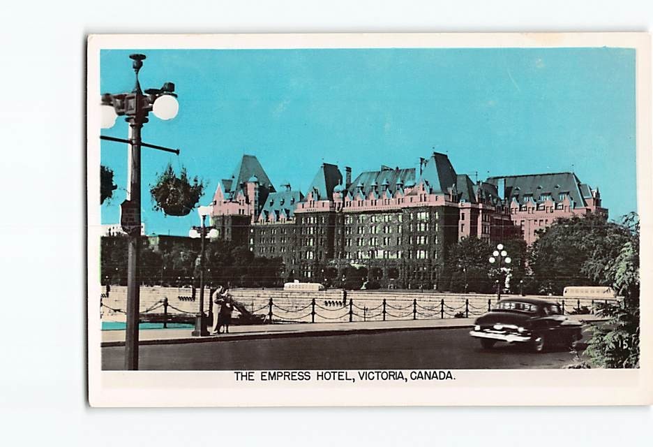 Postcard The Empress Hotel Victoria British Columbia Canada