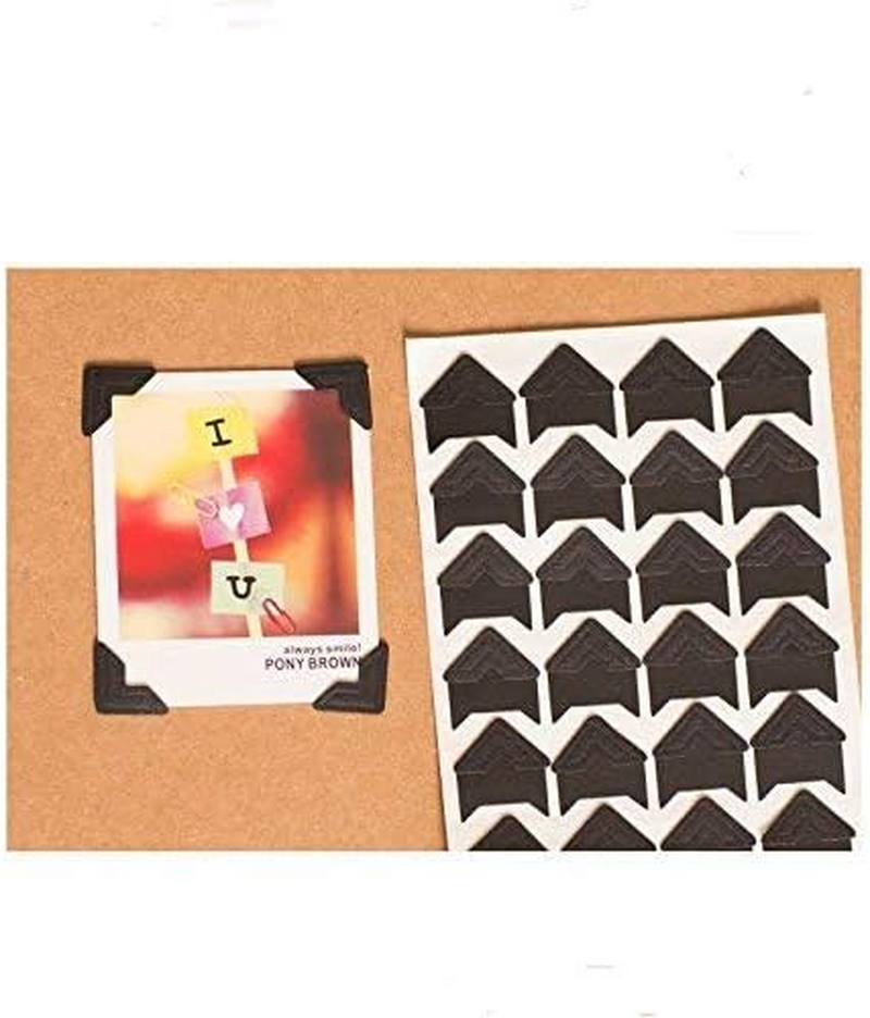 100 Self-Adhesive Acid-Free Photo Corners for Scrapbooks & Memory Albums-image