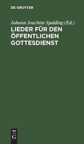 Lieder Für Den Öffentlichen Gottesdienst (Hardback)