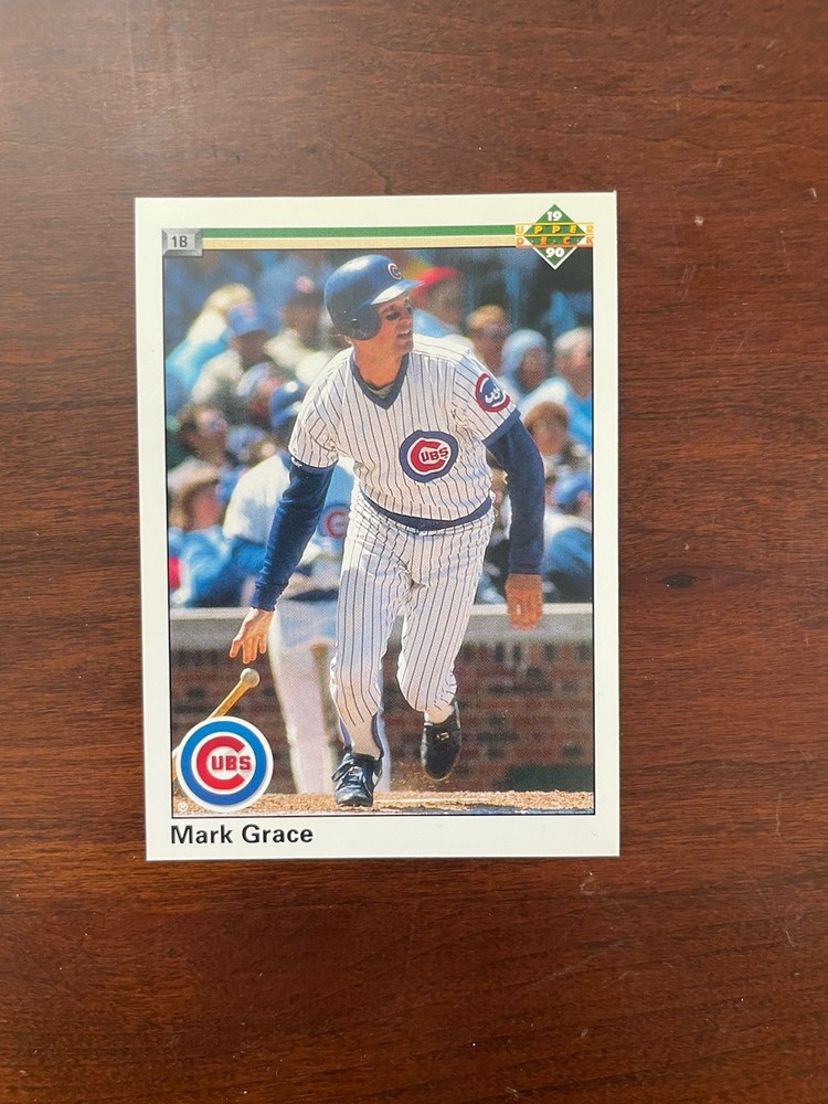Upper Deck 1990 Mark Grace 1B #128 Chicago Cub Baseball Card