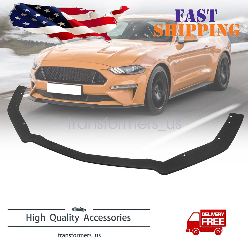 New Textured Black Front Lower Valance Panel Fits 2018-2023 Ford Mustang 2018-23