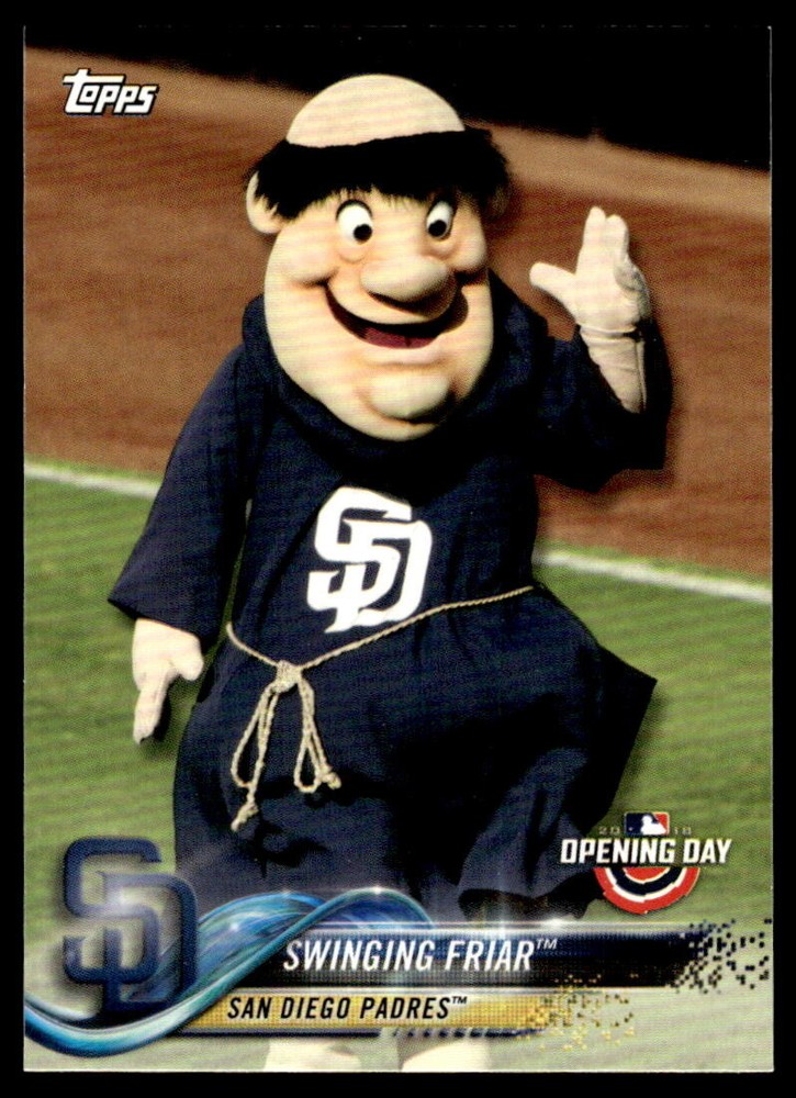 2018 Topps Opening Day Swinging Friar Mascots #M-20